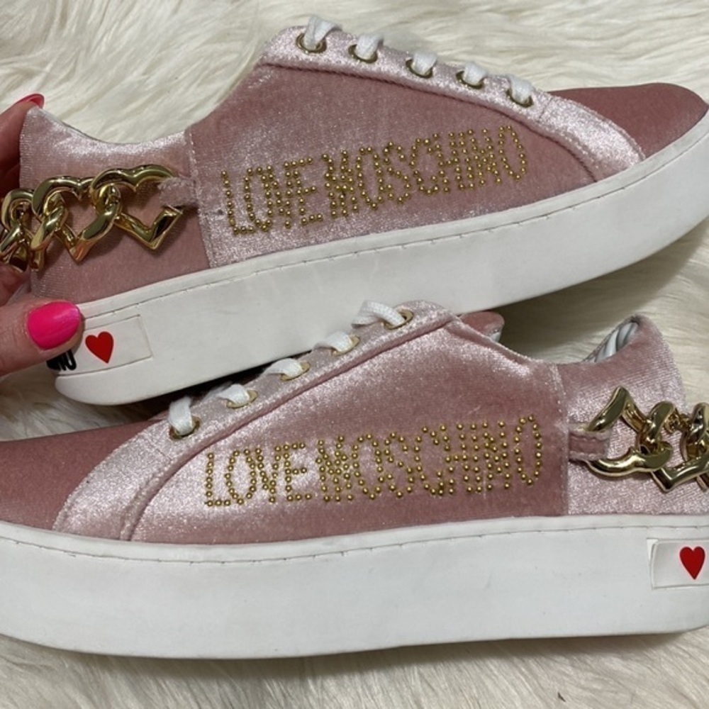 Love Moschino chain detail sneakers size 36EU - Picture 13 of 14